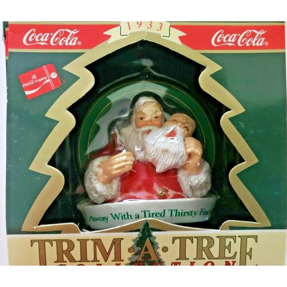 1933 Coca Cola Trim a Tree Collection Christmas Tree Ornament U72 - Picture 1 of 4